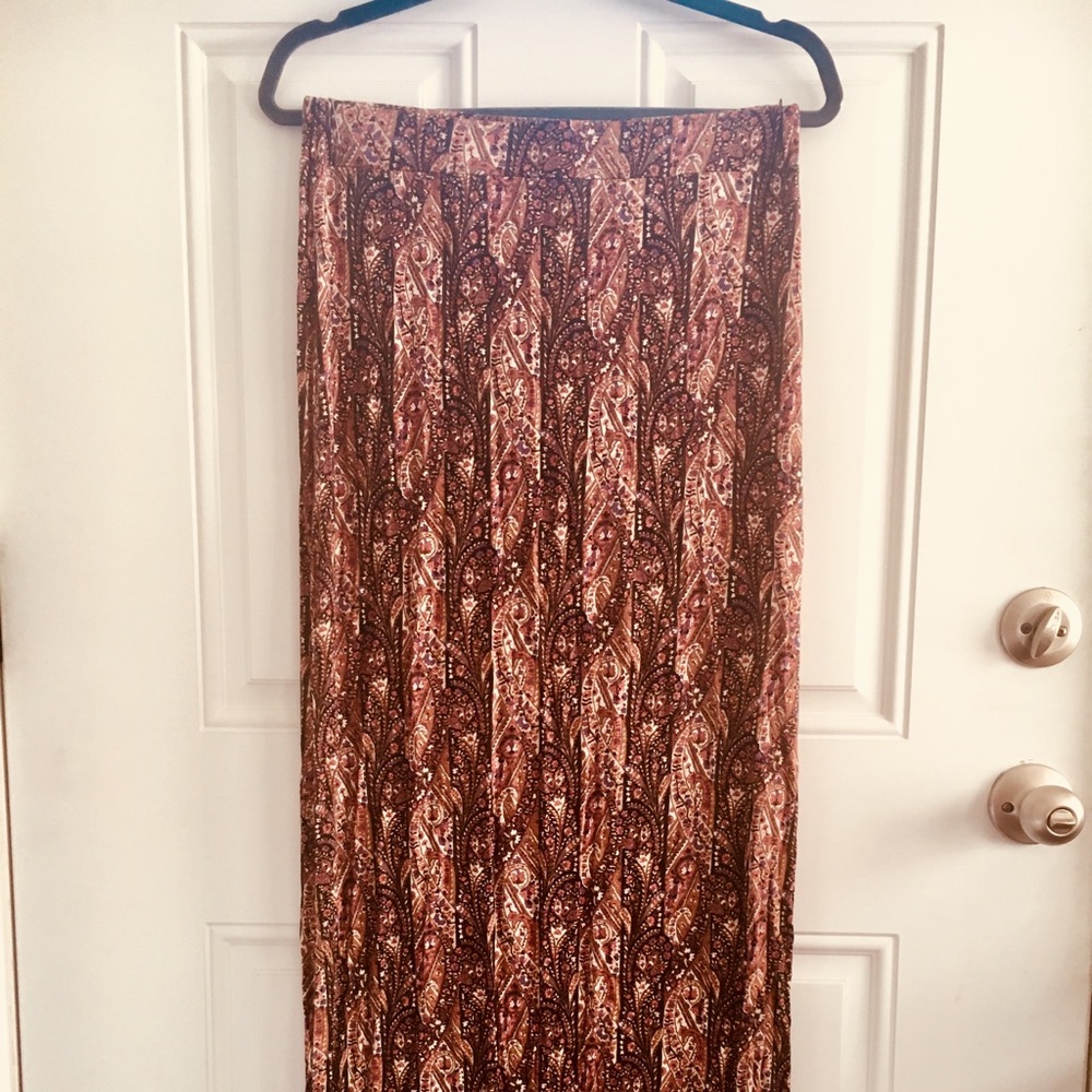 EARLY FALL SKIRT with long slits on both sides! - Picture 2 of 5